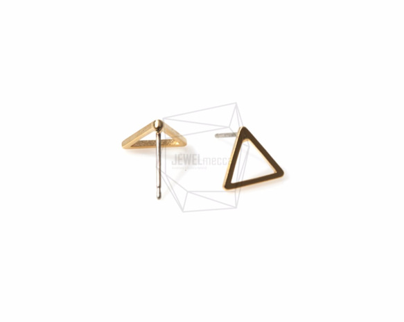 ERG-349-MG【2個入り】シンプルトライアングルピアス,Simple Triangle Earring 3枚目の画像