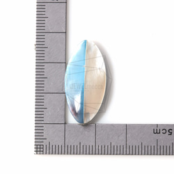 PEA-022-G【2件】橢圓形絲珠，珍珠貝貝珠 第5張的照片