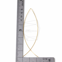 ERG-384-G [2件]彎線耳鉤 第5張的照片