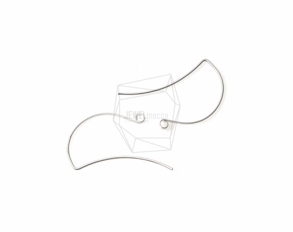 ERG-388-MR【4個入り】ベントワイヤーイヤーフック,Bent Wire Ear Hook 3枚目の画像