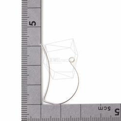 ERG-388-MR【4個入り】ベントワイヤーイヤーフック,Bent Wire Ear Hook 5枚目の画像