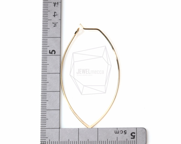 ERG-397-G [2件]線葉耳環/ 30mm x 55mm 第5張的照片