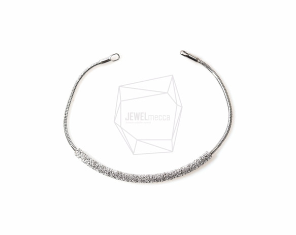 BRA-022-R【1個入り】テクスチャラウンドバーブレスレット,Textured Round Bar Bracelet 2枚目の画像