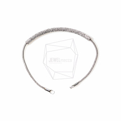 BRA-022-R【1個入り】テクスチャラウンドバーブレスレット,Textured Round Bar Bracelet 4枚目の画像