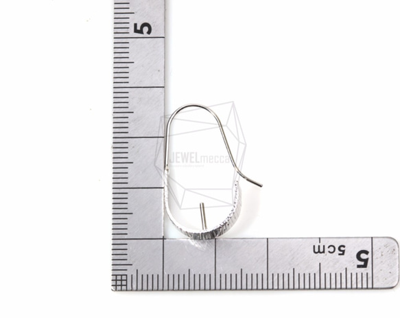 ERG-417-R [2個]半圈耳鉤，紋理半圈耳鉤 第5張的照片