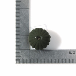BSC-233-G [4片]橡膠丙烯酸珠圓珠，羅紋圓形橡膠邊 第5張的照片