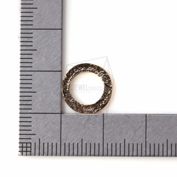 PDT-1091-G【4個入り】テクスチャリングペンダント,Textured Ring Pendant 5枚目の画像