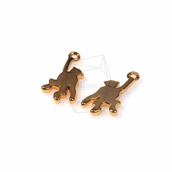 PDT-1093-G【2個入り】ハンギングモンキーペンダント,Hanging Monkey Pendant 2枚目の画像