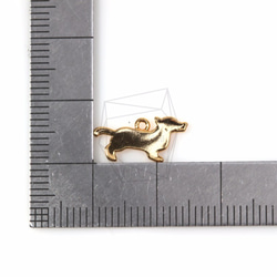 PDT-1097-G【2個入り】ウィーナードッグペンダント,Wiener Dog Pendant 5枚目の画像