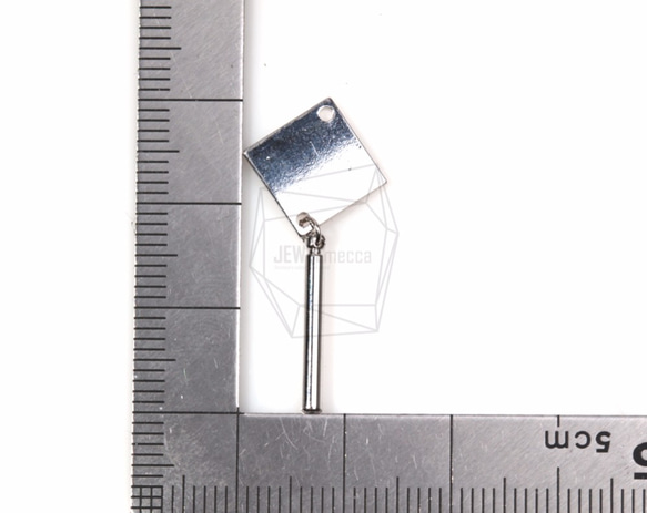 PDT-1100-R [2件]鑽石配流蘇吊墜，鑽石配流蘇吊墜 第5張的照片