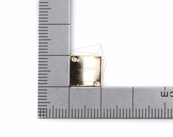 PDT-1101-G [4件]鑽石吊墜，鑽石吊墜/ 10mm x 10mm 第5張的照片