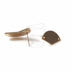 ERG-450-MG [2片]的兩件式輪的耳環，兩件式輪耳針 第2張的照片