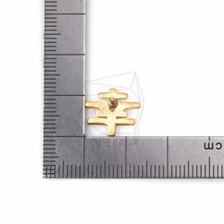 ERG-432-MG [2個]字符符號耳環 第5張的照片