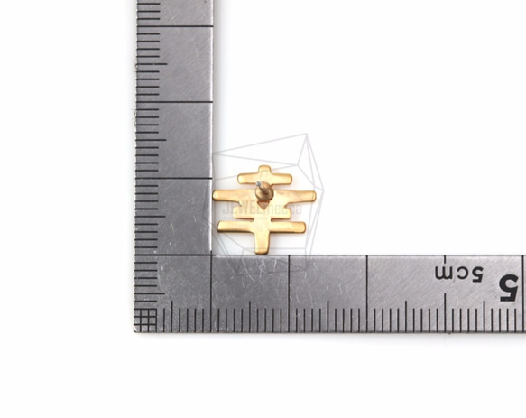 ERG-432-MG [2個]字符符號耳環 第5張的照片