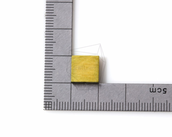 BSC-261-G [5片]方木珠子，廣場木珠/ 10 x 10mm的 第5張的照片