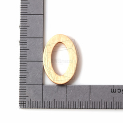 BSC-282-G [4片]橢圓形木珠，橢圓形木珠/ 14×21毫米 第5張的照片