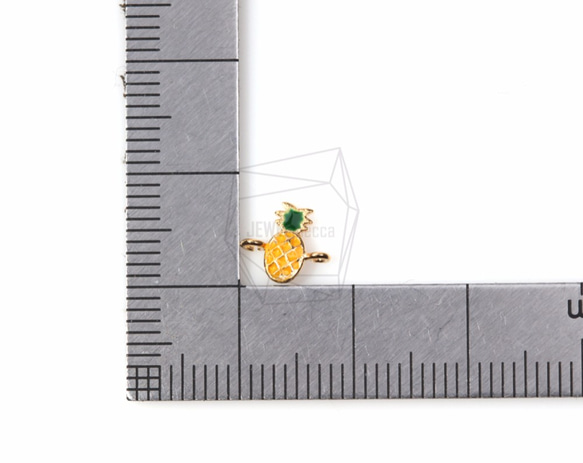 CNT-143-G【4個入り】パイナップルチャーム,Pineapple Epoxy Charm 5枚目の画像