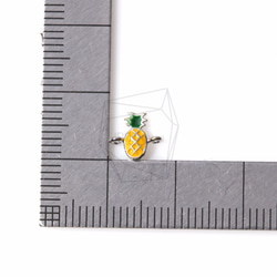 CNT-143-R【4個入り】パイナップルチャーム,Pineapple Epoxy Charm 5枚目の画像