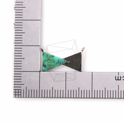 CNT-148-R [2個]合成石絲帶吊墜 第5張的照片