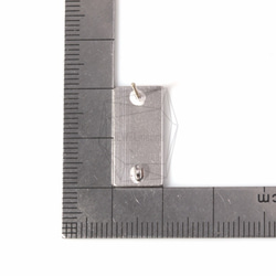 ERG-465-MR [2件]矩形耳環，-矩形耳柱/ 10mm x 20mm 第5張的照片