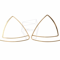 ERG-478-G【2個入り】トライアングルフック,triangle Hook Earring 1枚目の画像