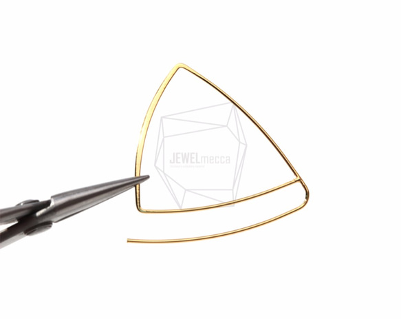 ERG-478-G【2個入り】トライアングルフック,triangle Hook Earring 4枚目の画像
