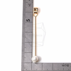 ERG-479-G【2個入り】スティックピアスキャッチ,Stick Earrings Back Component 5枚目の画像