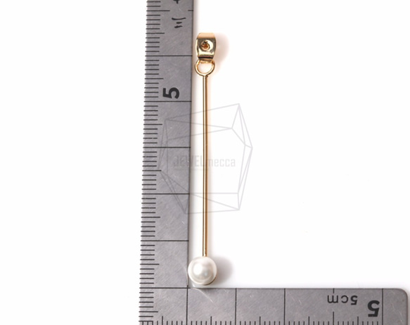 ERG-479-G【2個入り】スティックピアスキャッチ,Stick Earrings Back Component 5枚目の画像