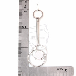 ERG-493-MR [2件]雙圈垂耳耳環 第5張的照片