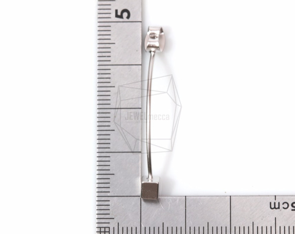ERG-497-MR [2件]帶有方柱形耳環的立方體 第5張的照片