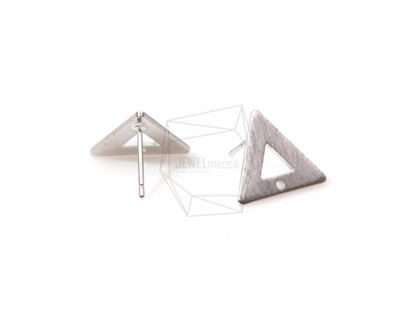 ERG-503-MR【2個入り】トライアングルピアス,Outline Triangle Post Earring 3枚目の画像