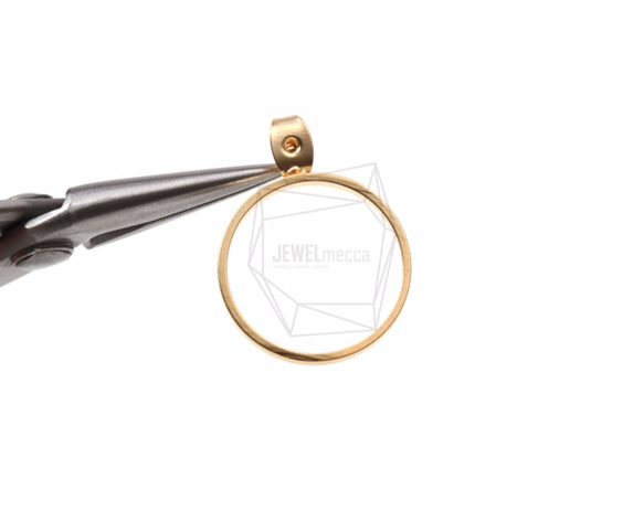 ERG-517-MG【2個入り】ラウンドリングピアスキャッチ,Round Ring Earring Clutch 4枚目の画像