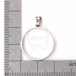 ERG-517-MR【2個入り】ラウンドリングピアスキャッチ,Round Ring Earring Clutch 5枚目の画像