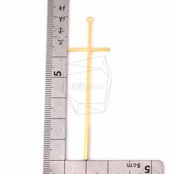 PDT-739-MG【2個入り】クロスバーペンダント,Cross Bar Pendant/20mm x70mm 5枚目の画像