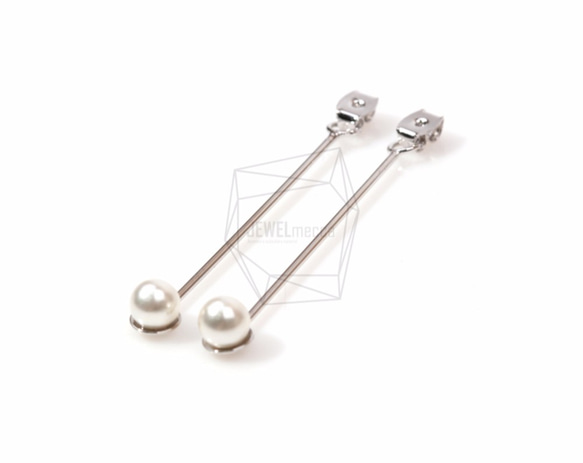 ERG-479-R【2個入り】スティックピアスキャッチ,Stick Earrings Back Component 2枚目の画像