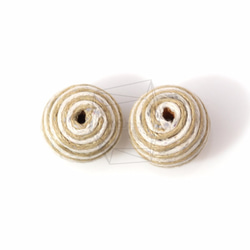 BSC-310-G【4個入り】ラウンドスレッドビーズ,thread Beads/Round thread Beads 2枚目の画像