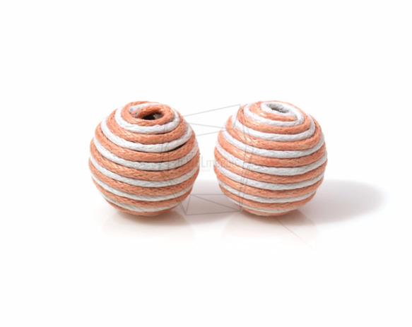 BSC-311-G【4個入り】ラウンドスレッドビーズ,thread Beads/Round thread Beads 1枚目の画像