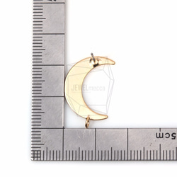 ERG-543-MG【2個入り】クレセントムーンピアス,Crescent Moon Post Earring 5枚目の画像