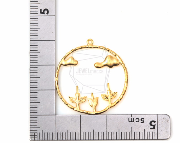 PDT-1136-MG【2個入り】ランドスケープリングペンダント,Landscape Ring Pendant 5枚目の画像