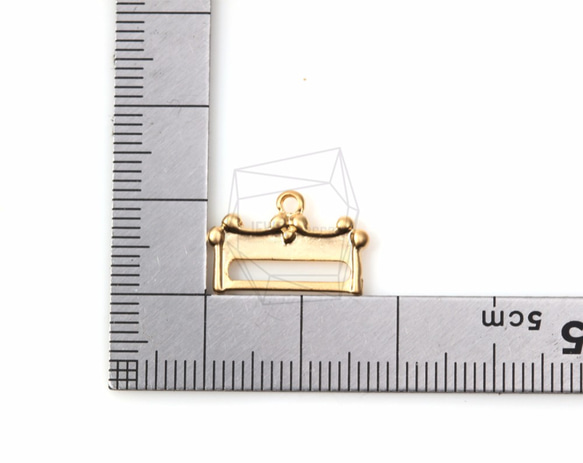 PDT-1142-MG【4個入り】メールスロットペンダント,Mail Slot Pendant/18mm x 8mm 5枚目の画像