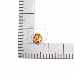 PDT-1144-MG【4個入り】ラウンドコイルキャップ,Round Coil Cap Pendant 5枚目の画像