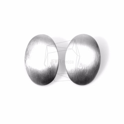 ERG-566-MR【2個入り】オーバルスムーズピアス,Oval Smooth Earring Post 2枚目の画像