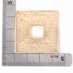PDT-742-MG【2個入り】スクエアフレームメッシュペンダント,Square Frame Pattern 5枚目の画像