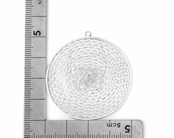 PDT-745-MR [2個]圓形圖案吊墜，圓形圖案吊墜 第5張的照片
