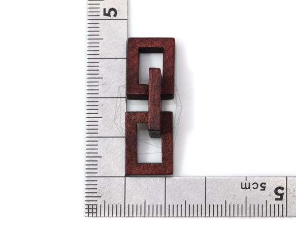 BSC-322-G [2片]木鏈路廣場挂件，木質聯廣場挂件 第5張的照片