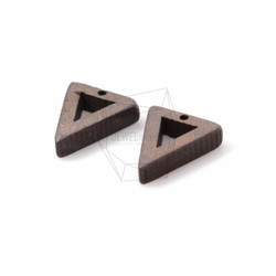 BSC-330-G【4個入り】トライアングルウッドビーズ,triangle Wooden Beads 2枚目の画像