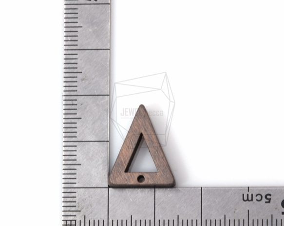 BSC-330-G【4個入り】トライアングルウッドビーズ,triangle Wooden Beads 5枚目の画像