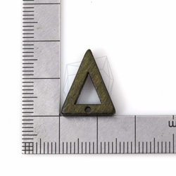 BSC-336-G [4片]三角木珠，三角形木珠 第5張的照片