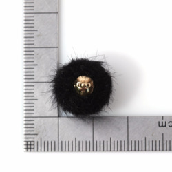 BSC-356-G【4個入り】ファービーズチャーム,Fur Bead Charms/15mm x 17mm 5枚目の画像