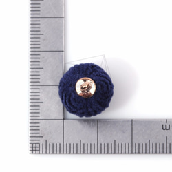 BSC-366-G [4片]織物珠魅力，織物球福/ 15毫米×17毫米 第5張的照片